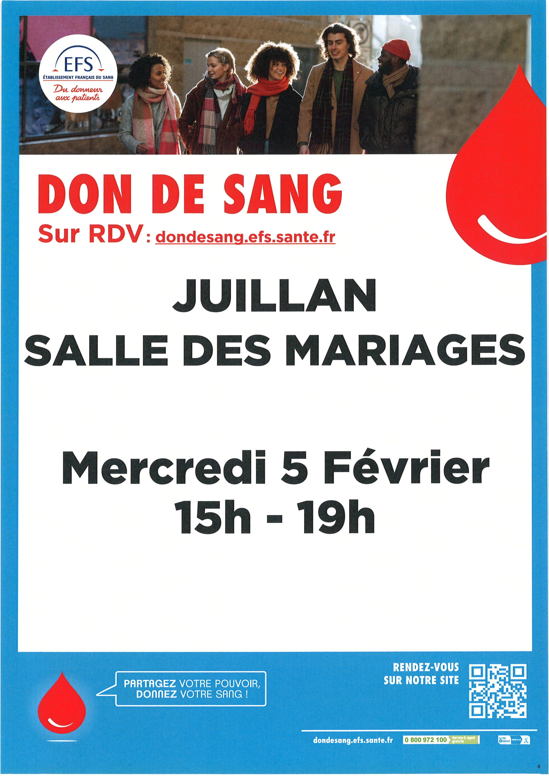 Juillan - Ville des Hautes-Pyrénées - Don du sang