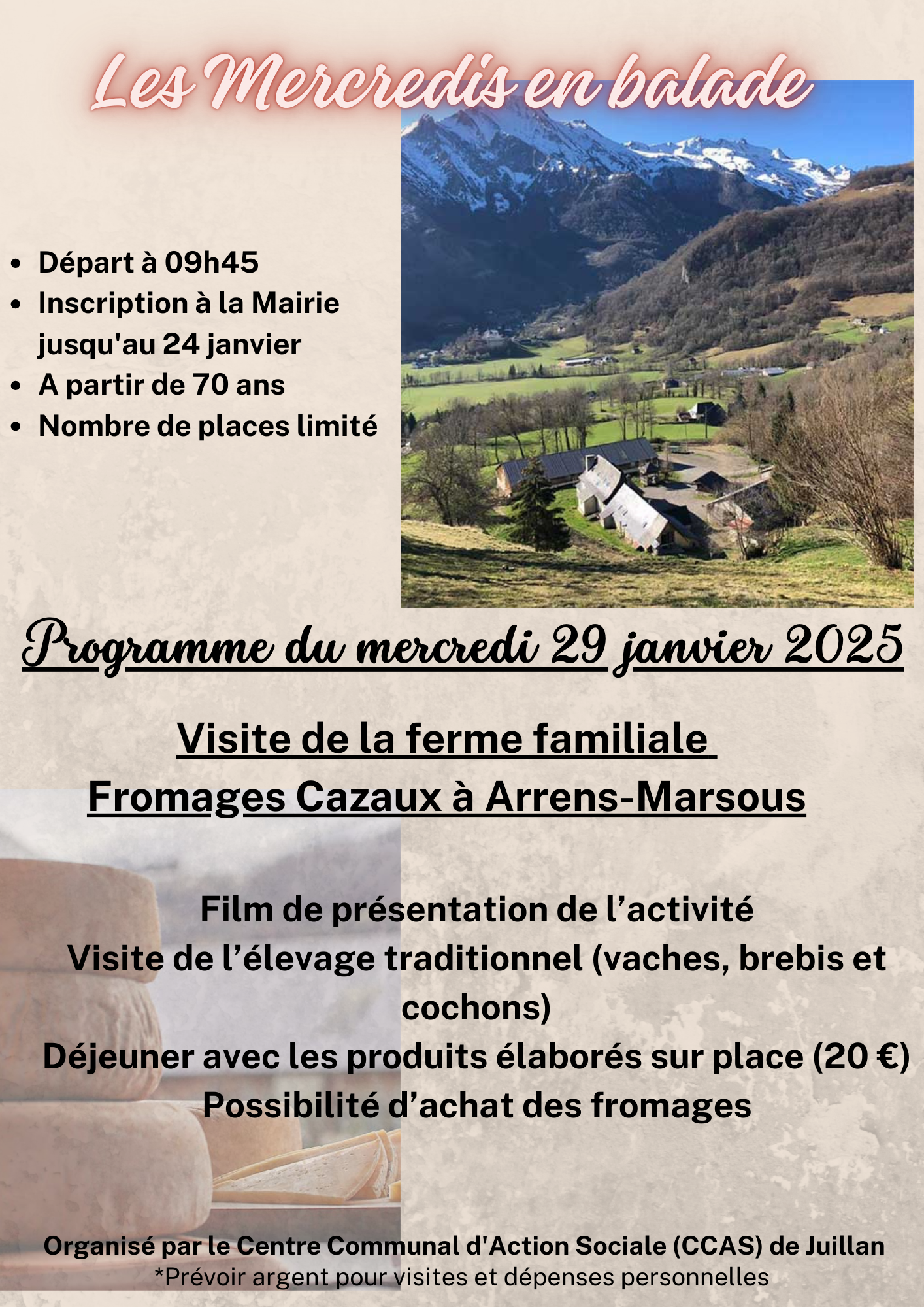 Juillan - Ville des Hautes-Pyrénées - Mercredi en balade du 29 janvier 2025