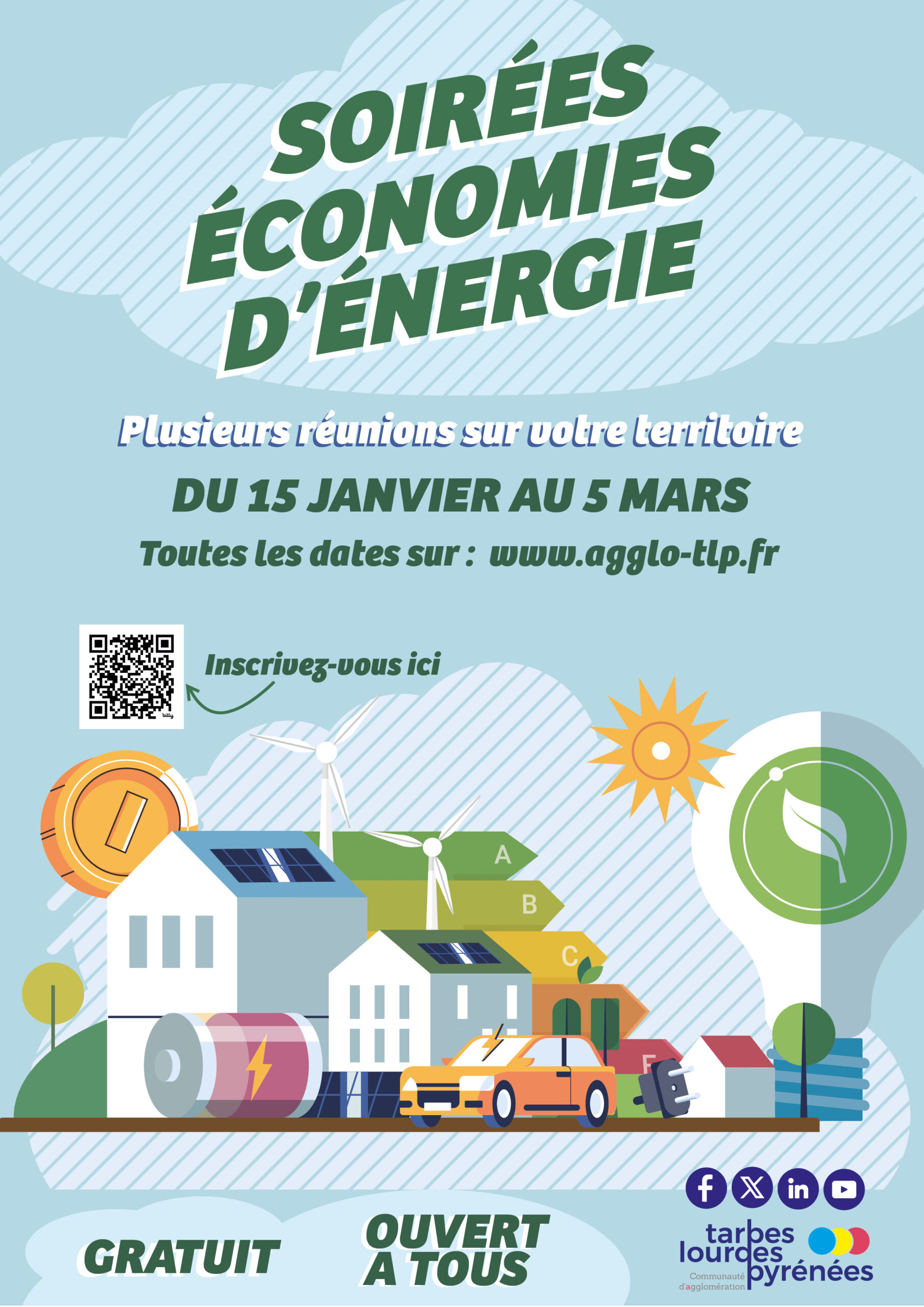 Juillan - Ville des Hautes-Pyrénées - Soirées économies d’énergie